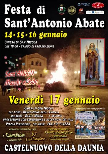 Festa Di Sant'antonio Abate A Castelnuovo Della Daunia - Castelnuovo Della Daunia