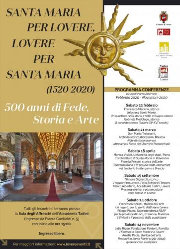 Santa Maria Per Lovere, Lovere Per Santa Maria - Lovere
