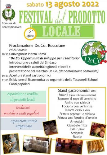 Festival Del Prodotto Locale A Roccaspinalveti - Roccaspinalveti