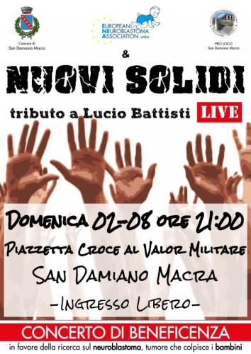 Concerto Di Beneficenza Dei Nuovi Solidi - Tributo A Lucio Battisti - San Damiano Macra