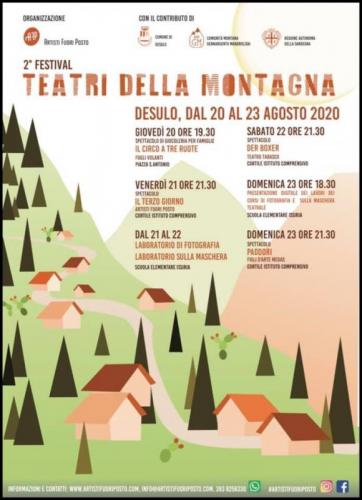 Il Festival Teatri Della Montagna A Desulo - Desulo