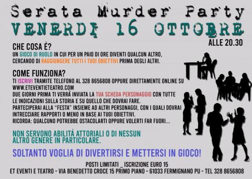 Serata Murder Party A Fermignano - Fermignano