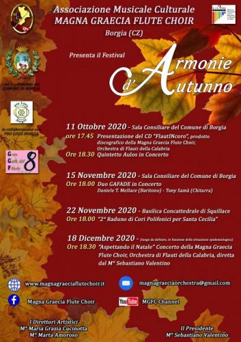 Festival Armonie D'autunno A Borgia - Borgia
