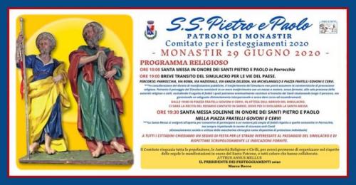 La Festa Dei Santi Pietro E Paolo A Montastir - Monastir