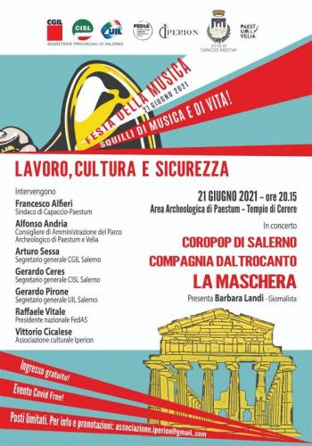 Festa Della Musica Al Parco Archeologico Di Paestum - Capaccio