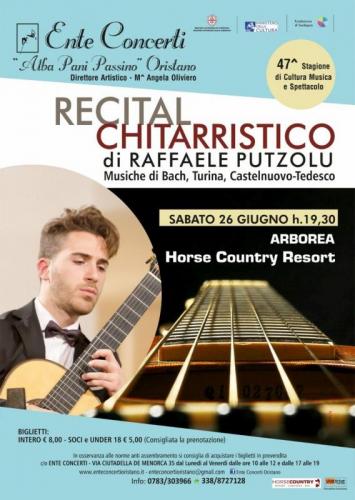 Recital Chitarristico Di Raffaele Putzolu - Arborea