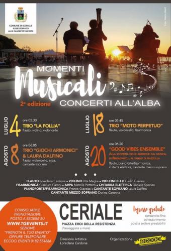Momenti Musicali - Concerti All'alba A Ceriale - Ceriale