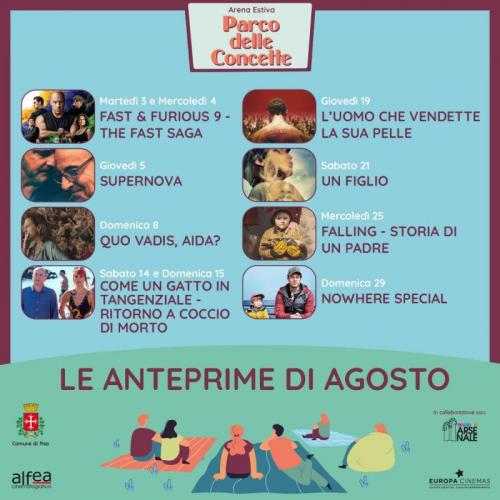 Cinema D’estate Al Parco Delle Concette - Pisa