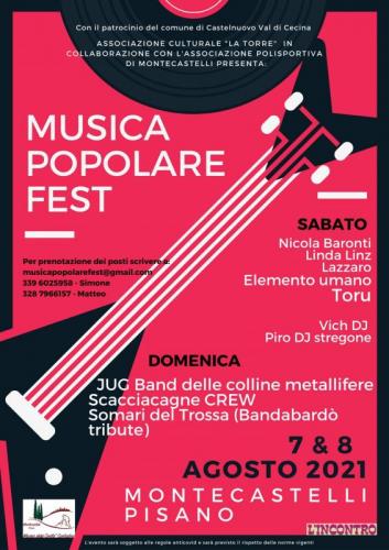 Musica Popolare Fest A Montecastelli - Castelnuovo Di Val Di Cecina