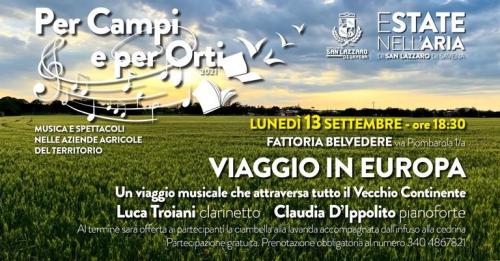 Claudia D'ippolito E Luca Troiani In Viaggio Musicale Per L'europa - San Lazzaro Di Savena