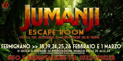 Jumanji - Escape Room Temporanea Con Attori All'interno - Fermignano