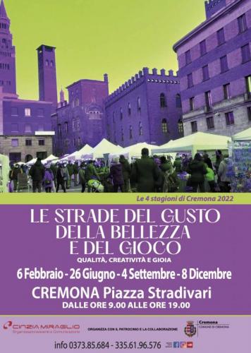 Le Strade Del Gusto Della Bellezza E Del Gioco - Cremona