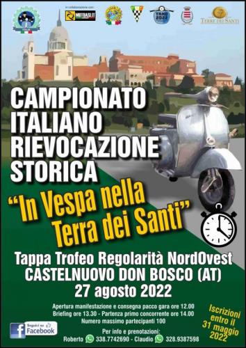 In Vespa Nella Terra Dei Santi A Castelnuovo Don Bosco - Castelnuovo Don Bosco