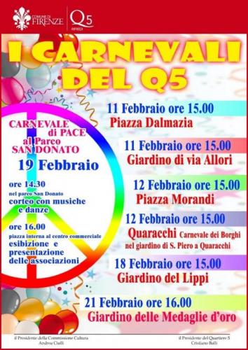Il Carnevale Del Quartiere 5 Di Firenze - Firenze