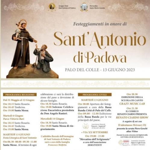Festa In Onore Di Sant'antonio Di Padova A Palo Del Colle - Palo Del Colle