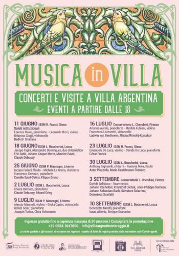 Musica In Villa Argentina - Viareggio