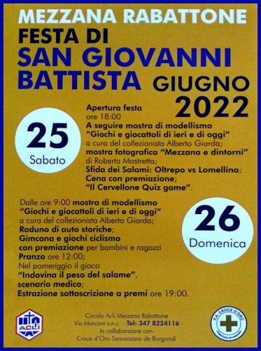 La Festa Di San Giovanni Battista A Mezzana Rabattone - Mezzana Rabattone