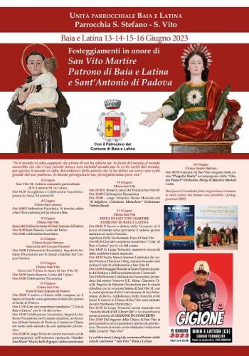 Festeggiamenti In Onore Di S. Vito Martire E S. Antonio Di Padova A Baia E Latina - Baia E Latina