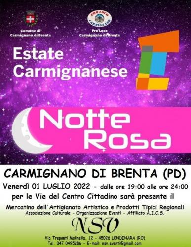 Notte Rosa - Il Mercatino - Carmignano Di Brenta