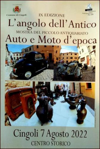 Mostra Del Piccolo Antiquariato E Di Auto E Moto D'epoca - Cingoli