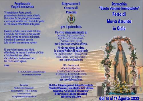 Festa Di Maria Assunta In Cielo - Pomezia