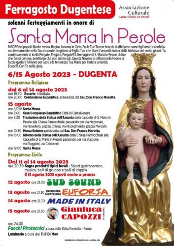 Solenni Festeggiamenti In Onore Di Santa Maria In Pesole A Dugenta - Dugenta