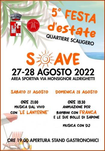 Festa D'estate Quartiere Scaligero A Soave - Soave