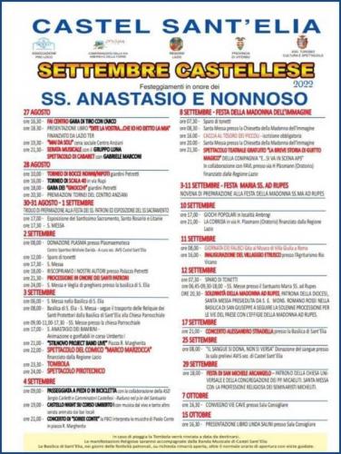 Settembre Castellese A Castel Sant'elia - Castel Sant'elia