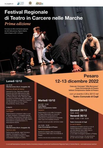 Festival Regionale Di Teatro In Carcere Nelle Marche - Cagli