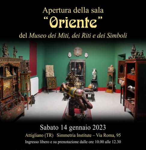 Apertura Sala Tradizioni Orientali – Ingresso Libero Al Museo Dei Miti E Dei Riti - Attigliano