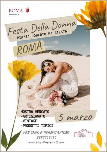 Mostra Mercato Per La Festa Della Donna A Roma - Roma