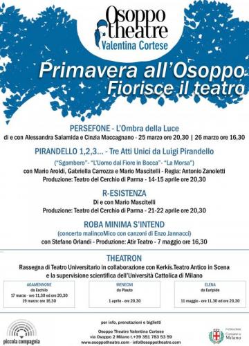 Osoppo Theatre Valentina Cortese - Milano