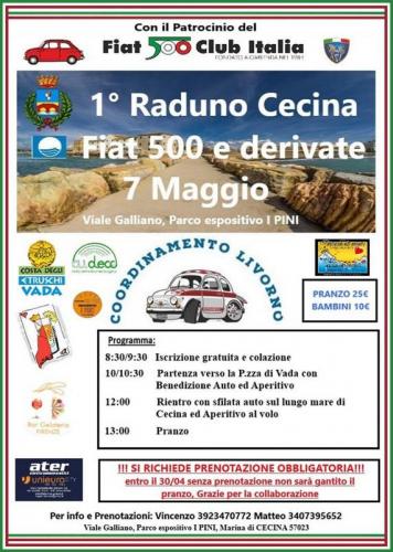 Raduno Fiat 500 E Derivate A Cecina - Cecina