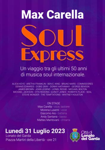Max Carella Soul Express - Lonato Del Garda