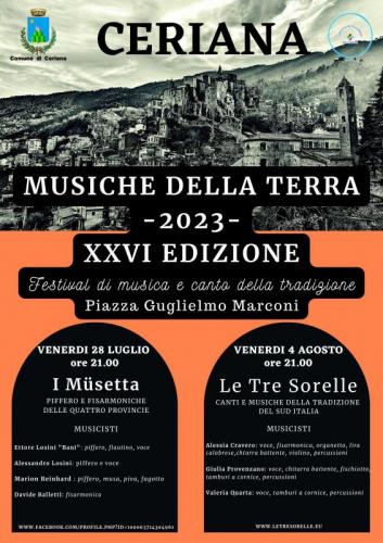 Festival Musiche Della Terra  - Ceriana