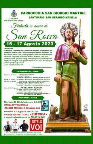 Festività In Onore Di San Rocco A San Giorgio Del Sannio - San Giorgio Del Sannio
