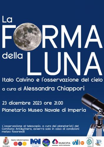 La Forma Della Luna – Italo Calvino E L’osservazione Del Cielo - Imperia