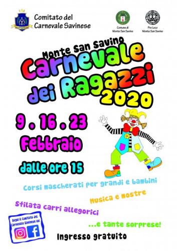 Carnevale Dei Ragazzi - Monte San Savino