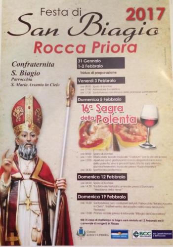 Festa Di San Biagio E Sagra Della Polenta - Rocca Priora