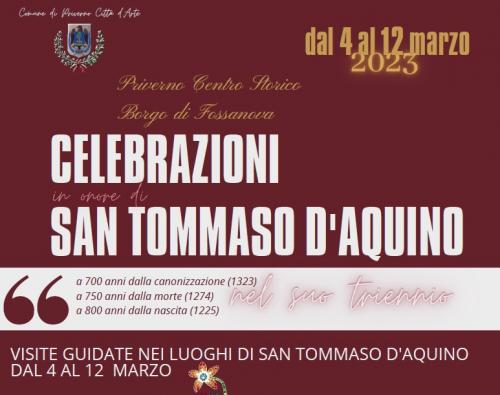 Festeggiamenti In Onore Di San Tommaso D'aquino - Priverno