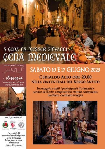A Cena Da Messer Giovanni - Certaldo