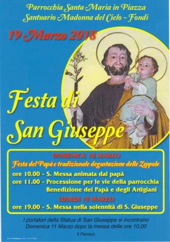Festa Di San Giuseppe - Fondi