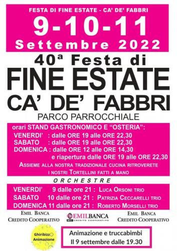 Festa Di Fine Estate A Ca' De Fabbri  - Minerbio