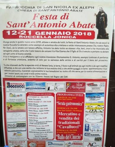 Festa Liturgica Di Sant'antonio Abate - Roccella Ionica