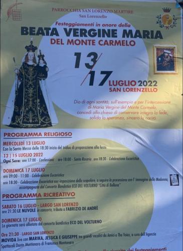 Festa Della Madonna Del Carmelo - San Lorenzello