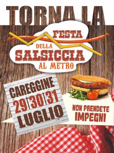 Festa Della Salsiccia Al Metro A Careggine - Careggine